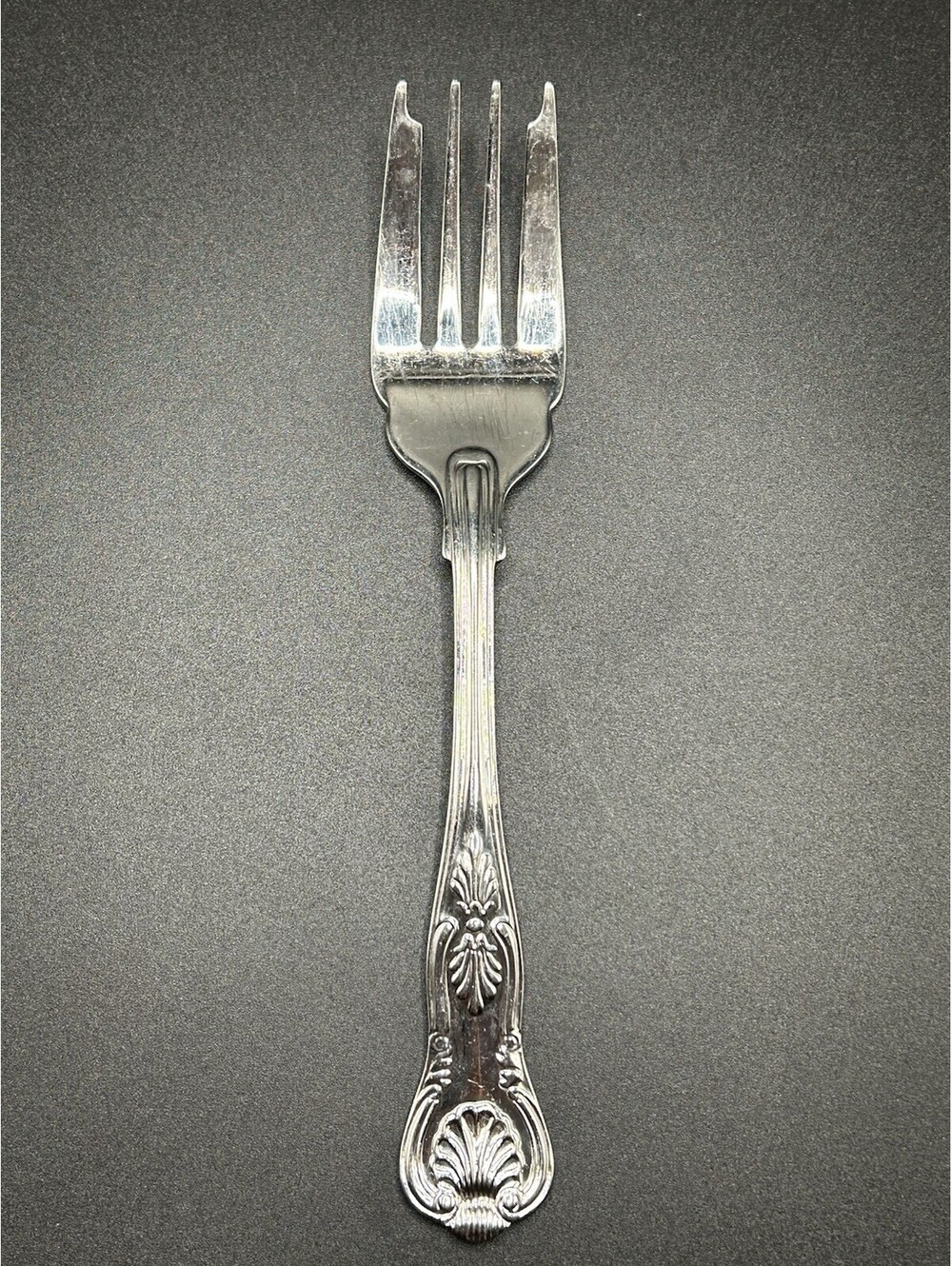 Vintage Set Of 4 Towle Hotel Kings Salad Forks Stainless Flatware Shell Handle